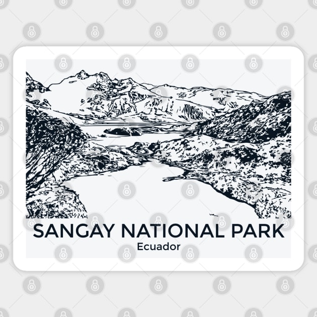 Sangay National Park - Ecuador Magnet by Lakeric